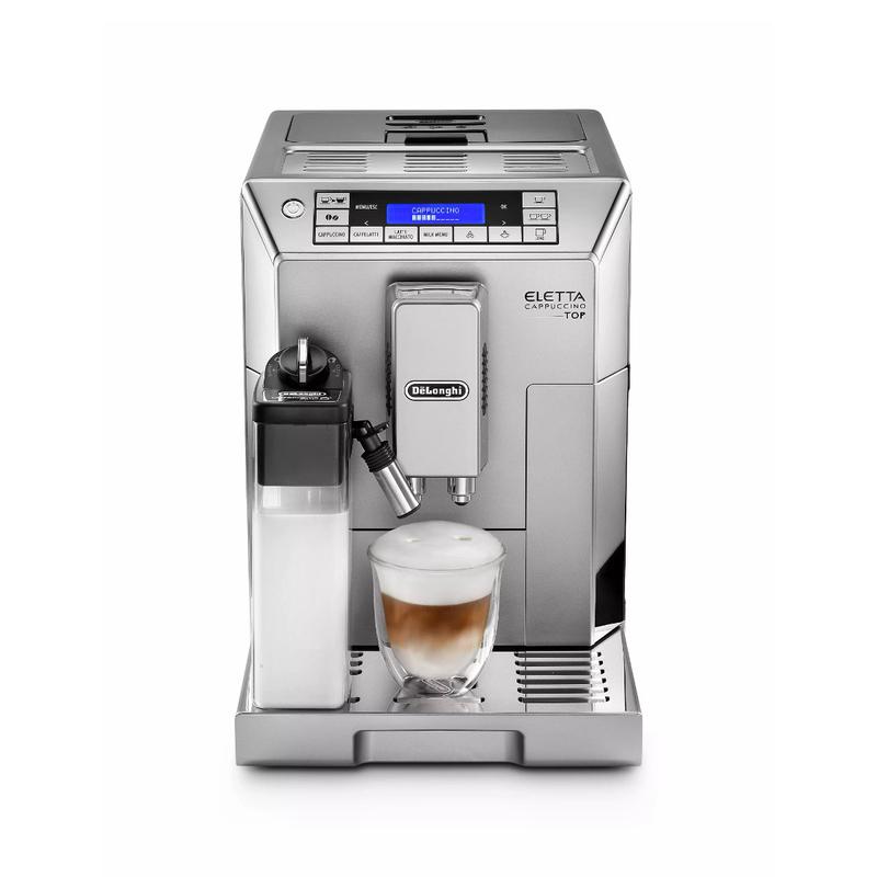 DeLonghi Eletta Cappuccino Top Super Automatic Espresso Machine ECAM45760S Silver