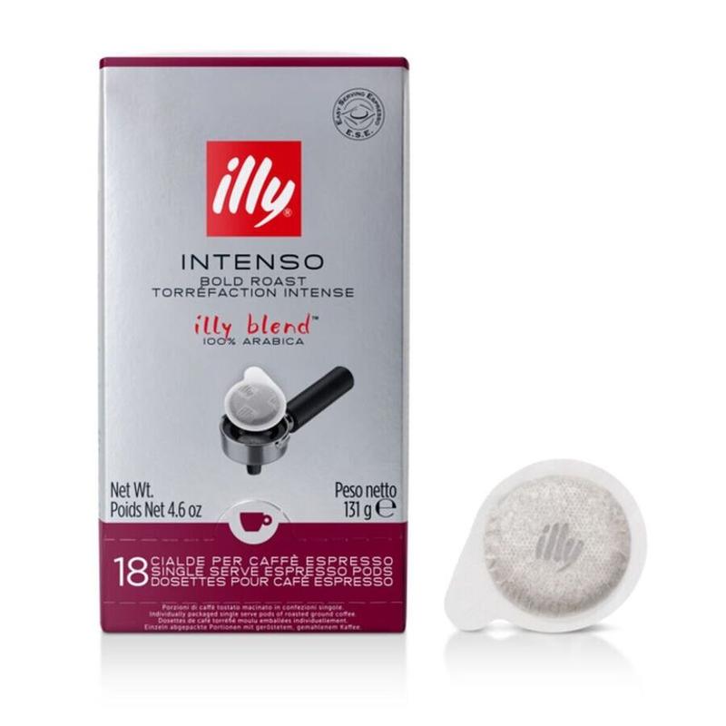 Illy E.S.E. Pods Intenso Dark Roast (Box of 18) – First Cup Coffee Service  Corp.