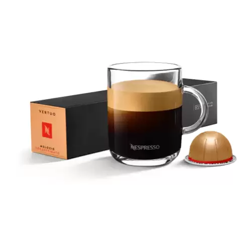 Nespresso Vertuo Melozio Decaf Coffee Pods 10 Pack