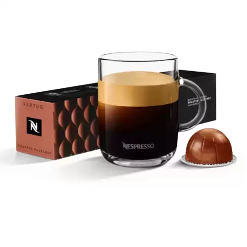 Nespresso Vertuo Roasted Hazelnut Coffee Pods 10 Pack